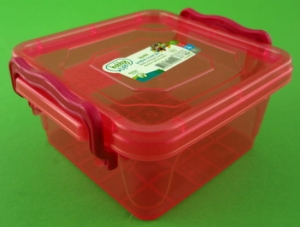 POJEMNIK PLASTIKOWY Z POKRYWKĄ 0,35 LITRA