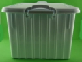 pojemnik plastikowy z pokrywką 40 litrów  biały 3.JPG