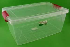 POJEMNIK PLASTIKOWY Z POKRYWKĄ 15 LITRÓW