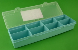 POJEMNIK Z 8 PRZEGRÓDKAMI ORGANIZER 29x8,5 CM