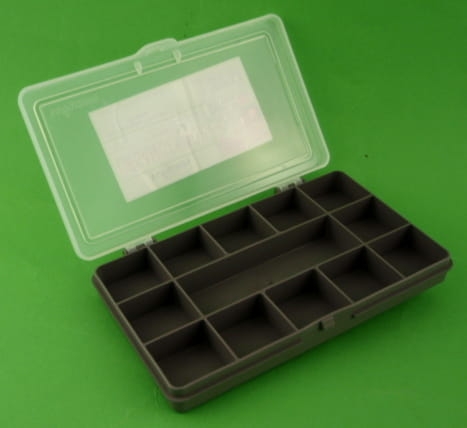 organizer z 13 przegródkami 17x10cm popielaty 1.JPG