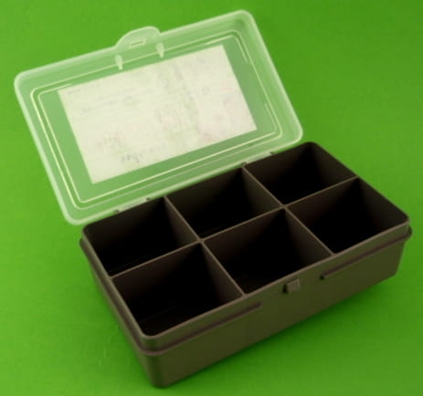organizer z 6 przegródkami 14,5x8,5cm popielaty 1.JPG