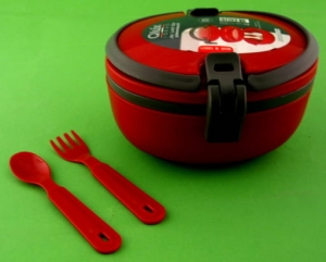 POJEMNIK ŚNIADANIOWY LUNCHBOX ZESTAW SZTUĆCÓW