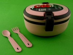 POJEMNIK ŚNIADANIOWY LUNCHBOX ZESTAW SZTUĆCÓW