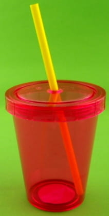 kubek ze słomką 440 ml różowy.JPG