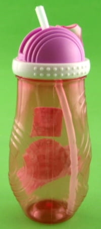 bidon ze słomką 400 ml płaski różowy 1.JPG