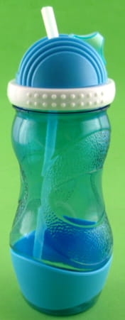 bidon ze słomką 400 ml okrągły niebieski 1.JPG