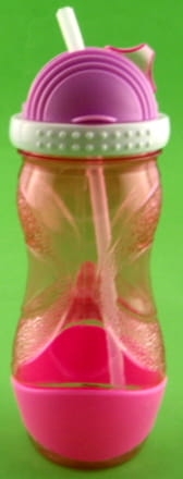 bidon ze słomką 400 ml okrągły różowy 1.JPG