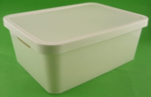 POJEMNIK PLASTIKOWY Z POKRYWKĄ 12 LITRÓW