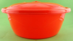 MISKA Z POKRYWKĄ 10,5 LITRA OKRĄGŁA PLASTIKOWA