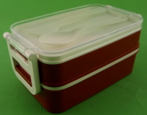 POJEMNIK OBIADOWY Z KOMPLETEM SZTUĆCÓW LUNCHBOX