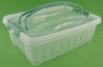 POJEMNIK PLASTIKOWY Z UCHWYTEM 9 LITRÓW 38x27x12,5 CM