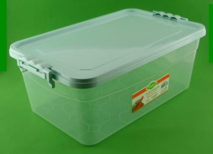 pojemnik plastikowy z pokrywką 18 litrów miętowy 11.JPG