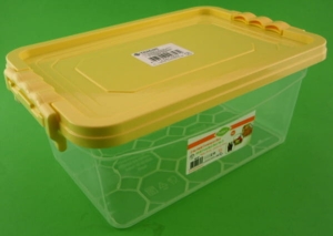 POJEMNIK  PLASTIKOWY Z POKRYWKĄ 4 LITRY
