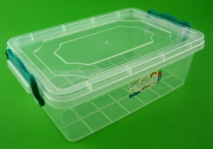 POJEMNIK PLASTIKOWY Z POKRYWKĄ 2 LITRY